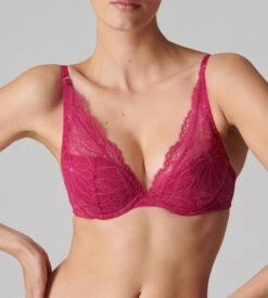 Simone Perele Soutien-gorge Push-up Triangle Exotica Framboise -Calida Soldes Magasin soutien gorge push up triangle framboise 2