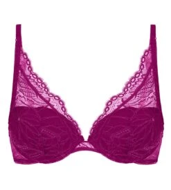 Simone Perele Soutien-gorge Push-up Triangle Exotica Framboise