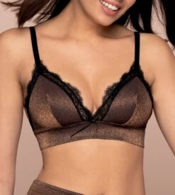 Soutien-gorge Sans Armatures Disco Dentelle Cuivre Disco -Calida Soldes Magasin soutien gorge sans armatures 10255 cuivre disco 2