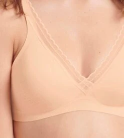 Sloggi Soutien-gorge Sans Armatures Body Adapt Powder Orange -Calida Soldes Magasin soutien gorge sans armatures powder orange 5