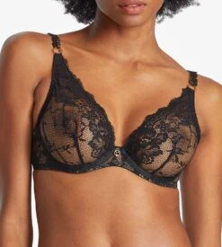 Aubade Soutien-gorge Triangle Plunge Night Bird Black Queen 7 Aubade Soutien-gorge Triangle Plunge Night Bird Black Queen -Calida Soldes Magasin soutien gorge triangle night bird black queen 2
