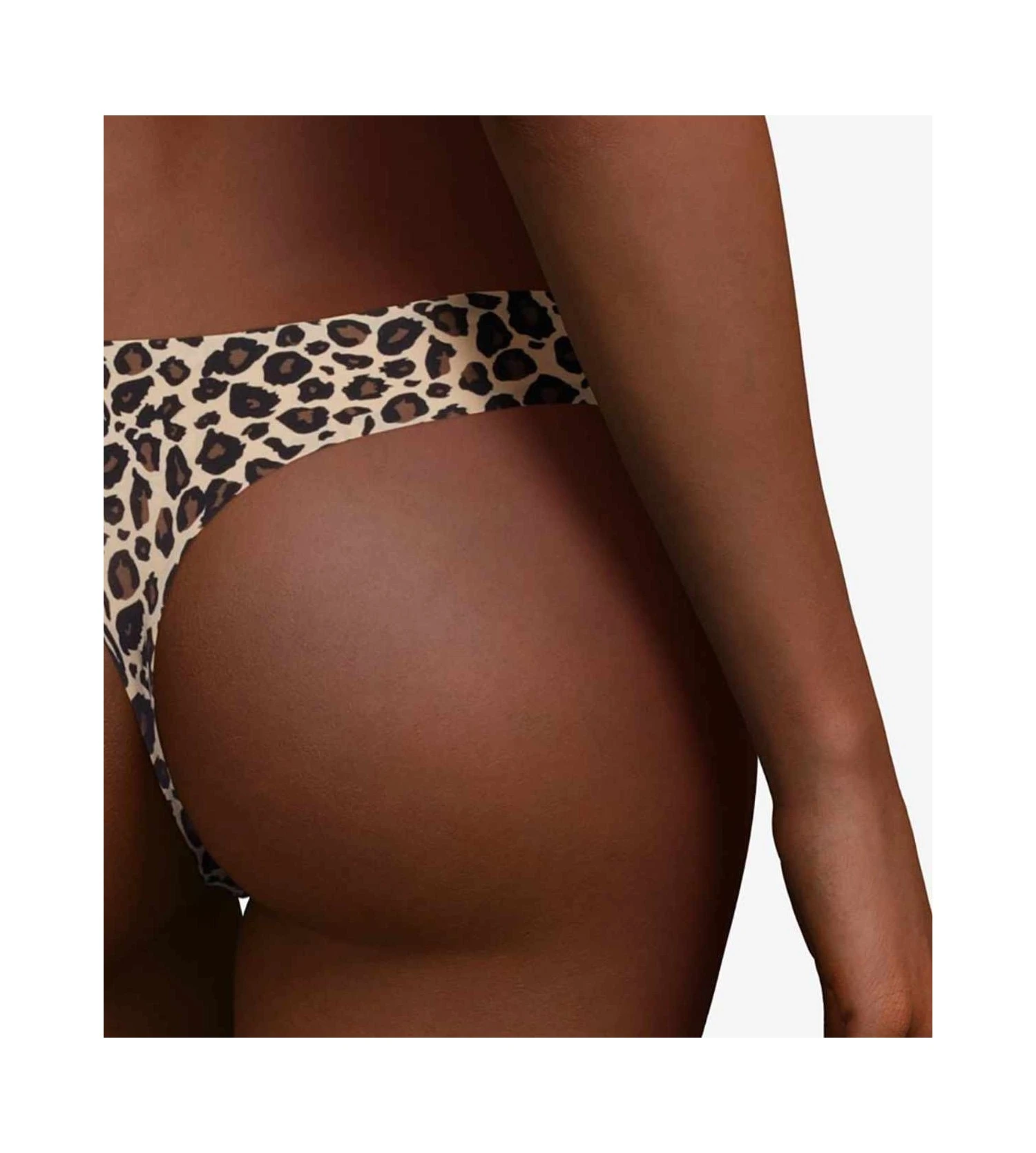 Chantelle String Imprimé Softstretch Leopard Nude 3 Chantelle String Imprimé Softstretch Leopard Nude – Image 3