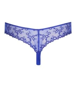 MARIE JO String Nellie Bleu Electrique 9 MARIE JO String Nellie Bleu Electrique -Calida Soldes Magasin string nellie bleu electrique 3