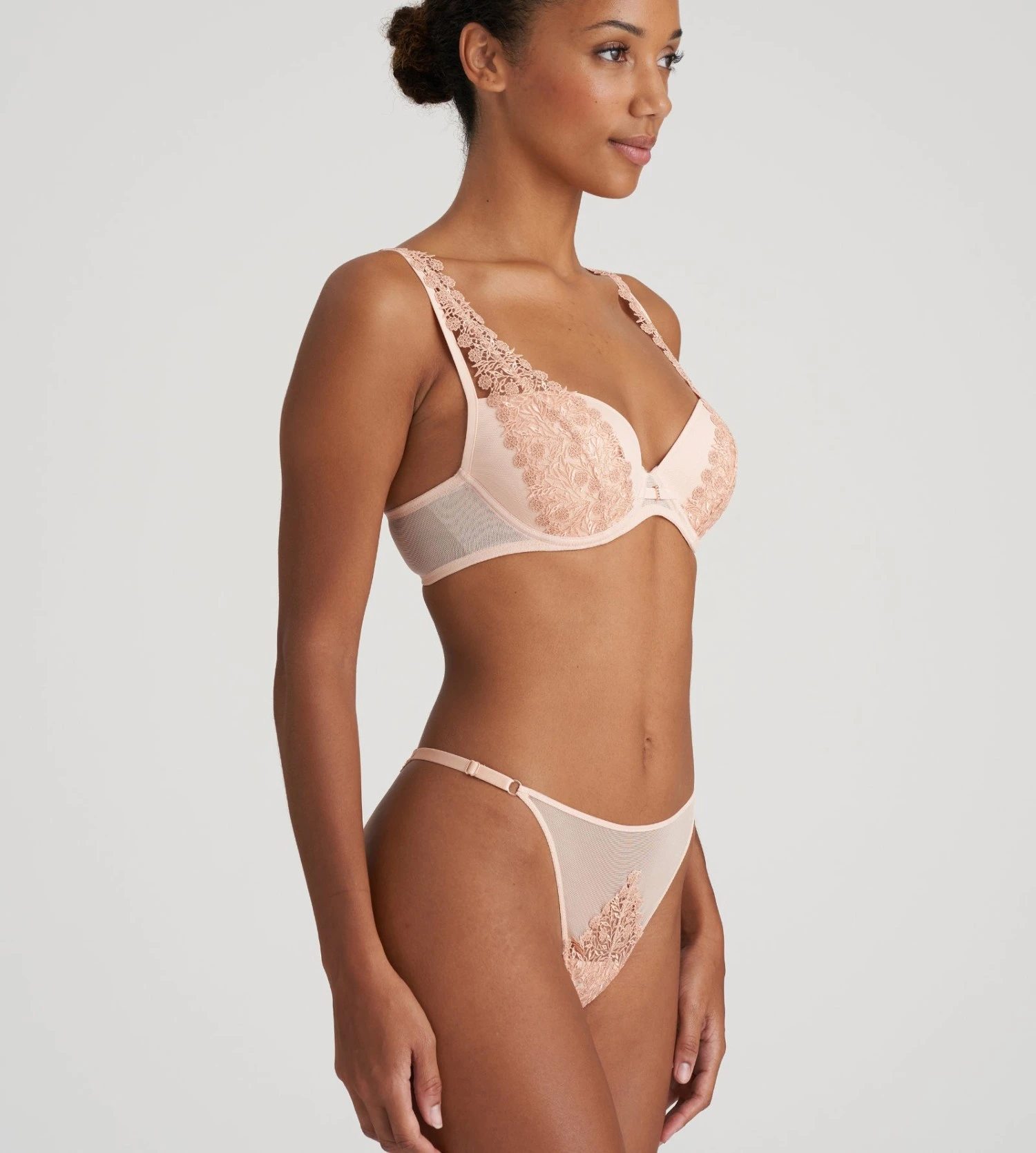 MARIE JO String Sensuel Brodé Danae Pinot Rose 5 MARIE JO String Sensuel Brodé Danae Pinot Rose – Image 5