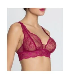 Sublime En Dentelle - Soutien-gorge Sans Armatures Fuchsia Sublime -Calida Soldes Magasin sublime en dentelle sans armatures fuchsia sublime 5