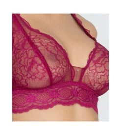 Sublime En Dentelle - Soutien-gorge Sans Armatures Fuchsia Sublime -Calida Soldes Magasin sublime en dentelle sans armatures fuchsia sublime 7