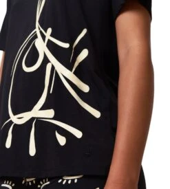 Triumph T-Shirt Ample Décontracté Mywear Black Combinaisaon -Calida Soldes Magasin t shirt ample decontracte mywear m014 black combinaisaon 2