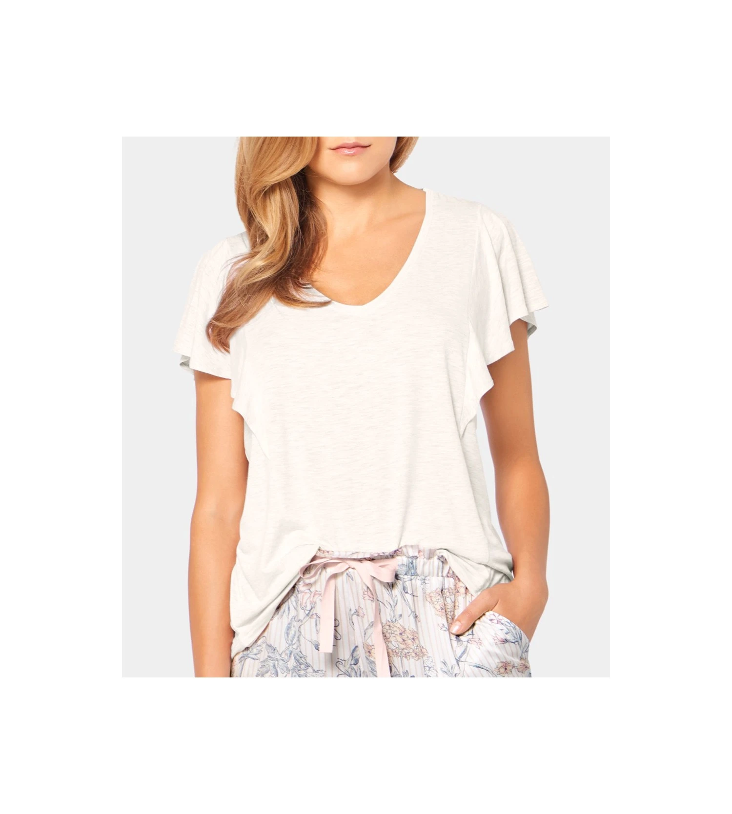 Triumph T-shirt D'intérieur En Coton IVOIRE 2 Triumph T-shirt D'intérieur En Coton IVOIRE – Image 2