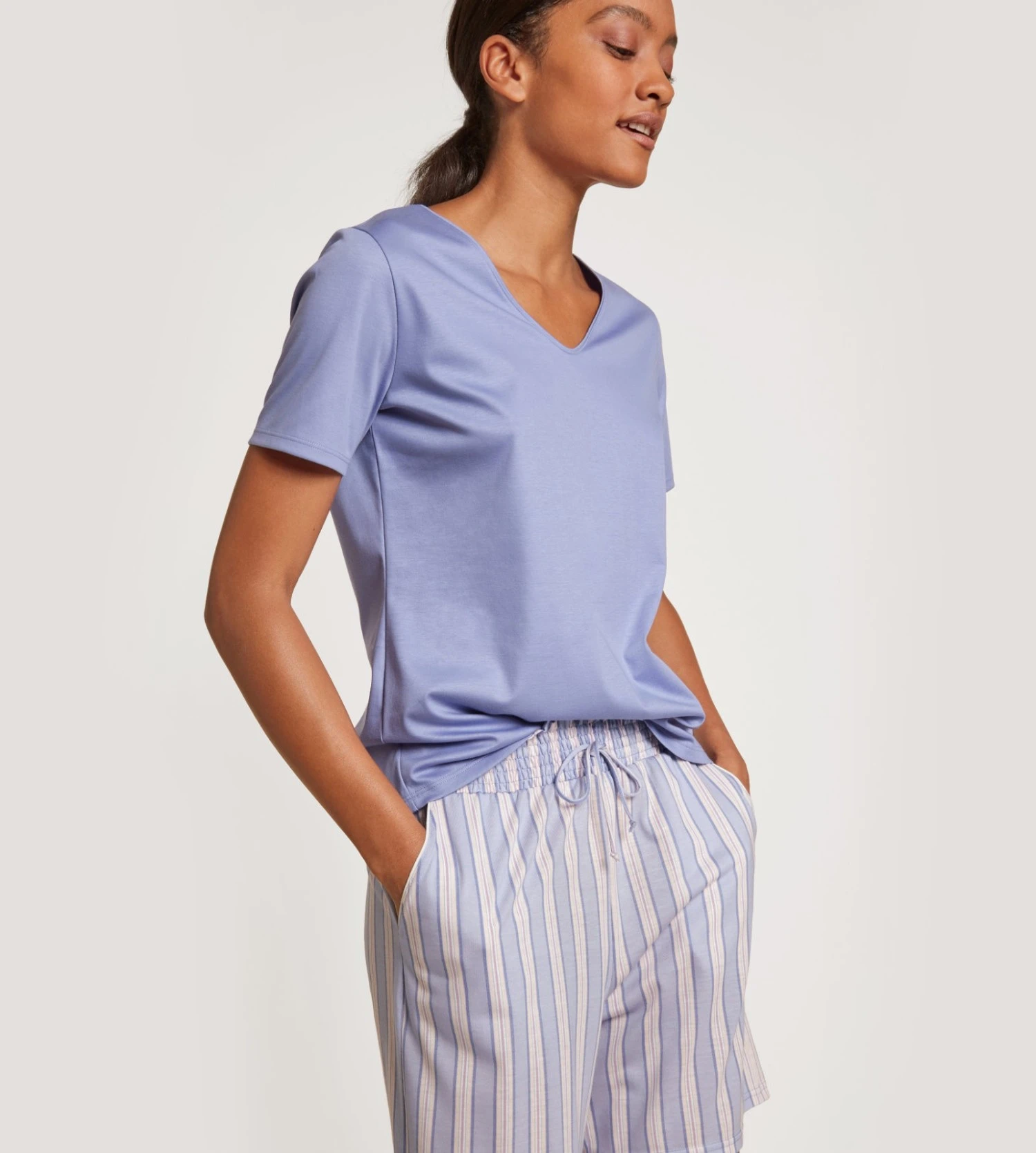 Calida T-shirt En Coton Favourites Sunkiss Provence Blue 2 Calida T-shirt En Coton Favourites Sunkiss Provence Blue – Image 2