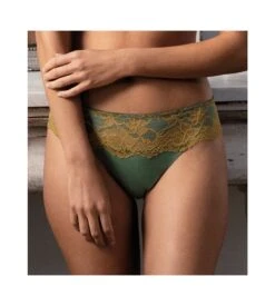 Wacoal Tanga Avec Dentelle Florilège Peridot -Calida Soldes Magasin tanga avec dentelle florilege peridot 2