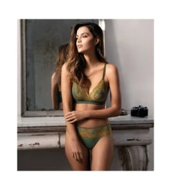 Wacoal Tanga Avec Dentelle Florilège Peridot -Calida Soldes Magasin tanga avec dentelle florilege peridot 7
