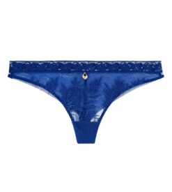Aubade Tanga Parenthèse Tropicale Electric Blue -Calida Soldes Magasin tanga parenthese tropicale electric blue 4