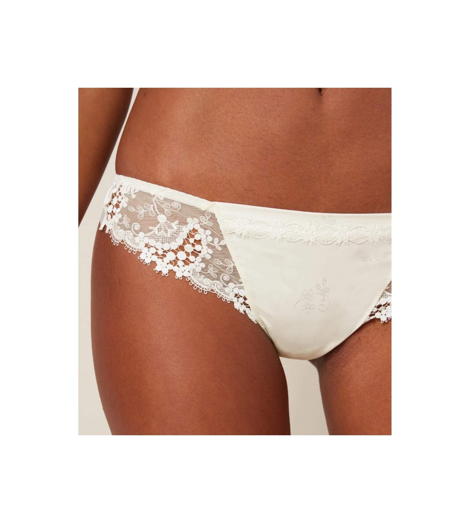 Simone Perele Tanga String Brodé Wish NATUREL 3 Simone Perele Tanga String Brodé Wish NATUREL – Image 3