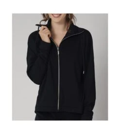 Triumph Veste Zippée Lounge-Me Climate Black -Calida Soldes Magasin veste zippee lounge me climate 0004 black 4