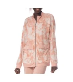 Veste Zippée Tie And Dye Rose